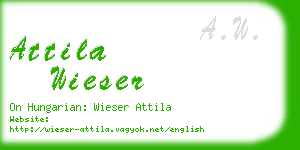 attila wieser business card